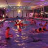 Schwimmabteilung im Party-Modus